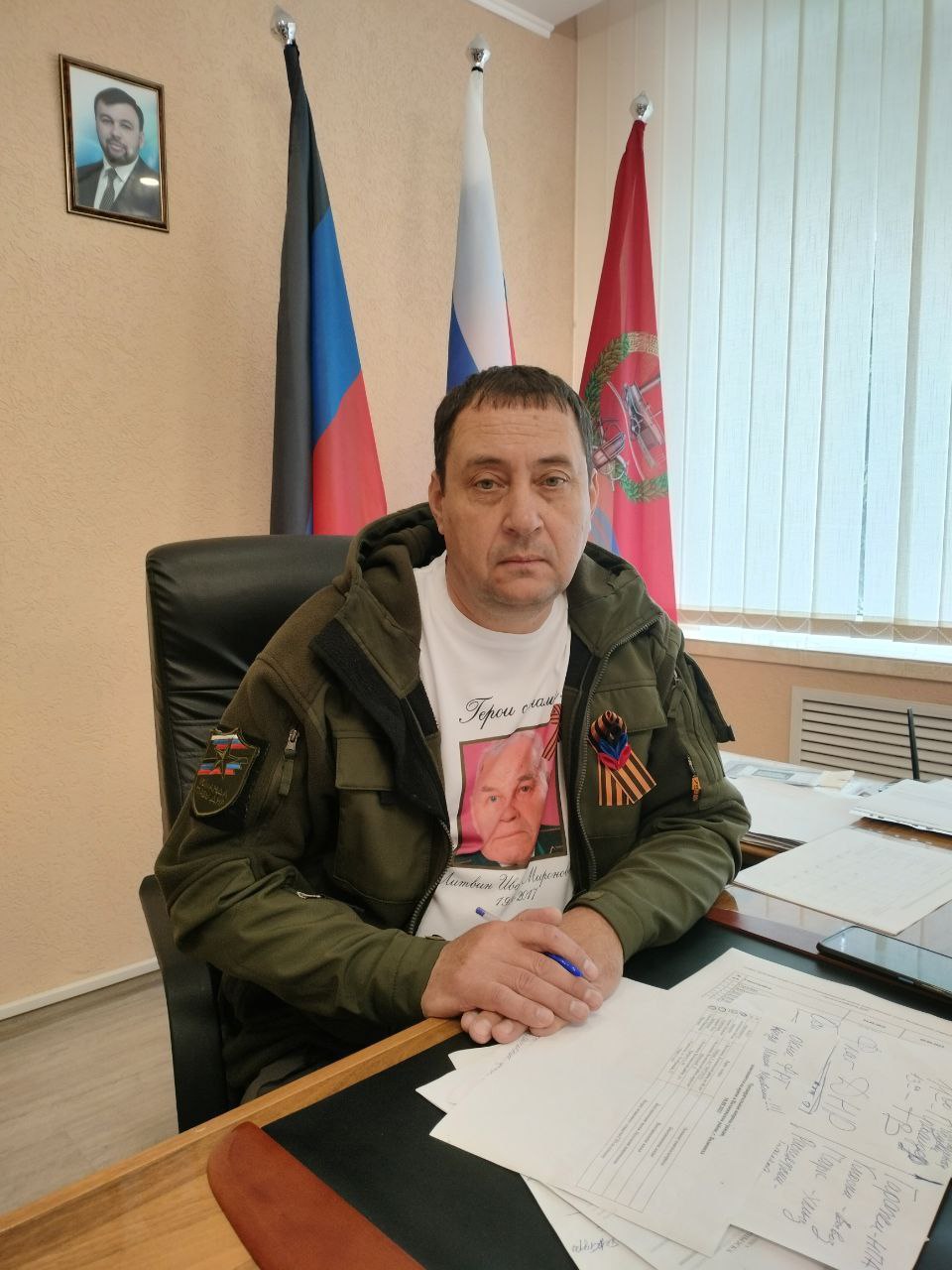 Глава администрации Волновахского района Константин Зинченко принял участие в акции «ГЕРОИ С НАМИ»