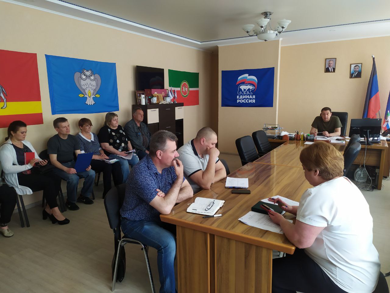 1 июня Константин Зинченко провёл заседание штаба
